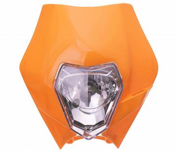 Owiewka Lampa Przednia Pomarańczowa Reflektor Cross Enduro KTM Duke