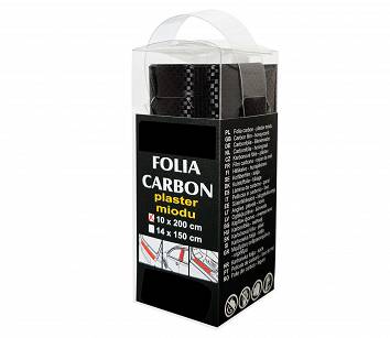 Folia Okleina Naklejka Ochronna Carbon Czarna Plaster Miodu 10 x 200 cm