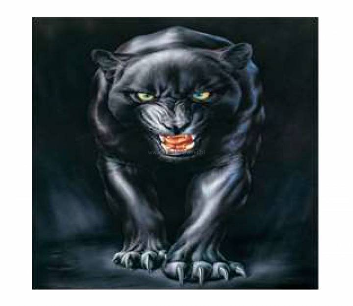 Naklejka Puma Czarna Pantera Duża Tir 50 x 35cm