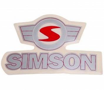 Simson S53 Naklejka Pokrywy Lampy Oryginalna Niemiecka MZA
